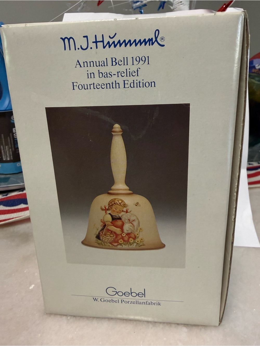 Hummel Annual Bell 1991 - Cream Decorative Bell